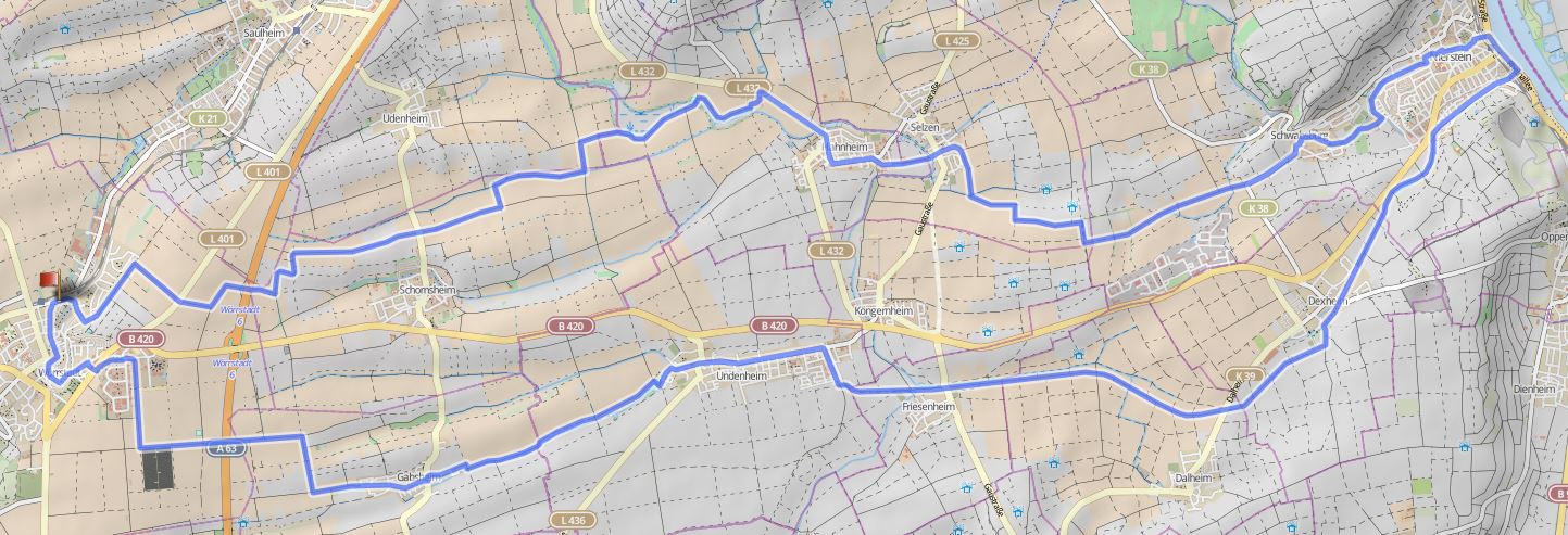 Radtour nach Nierstein